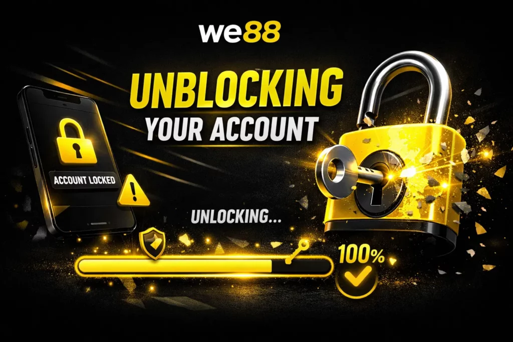 we88 Unblocking Your Account